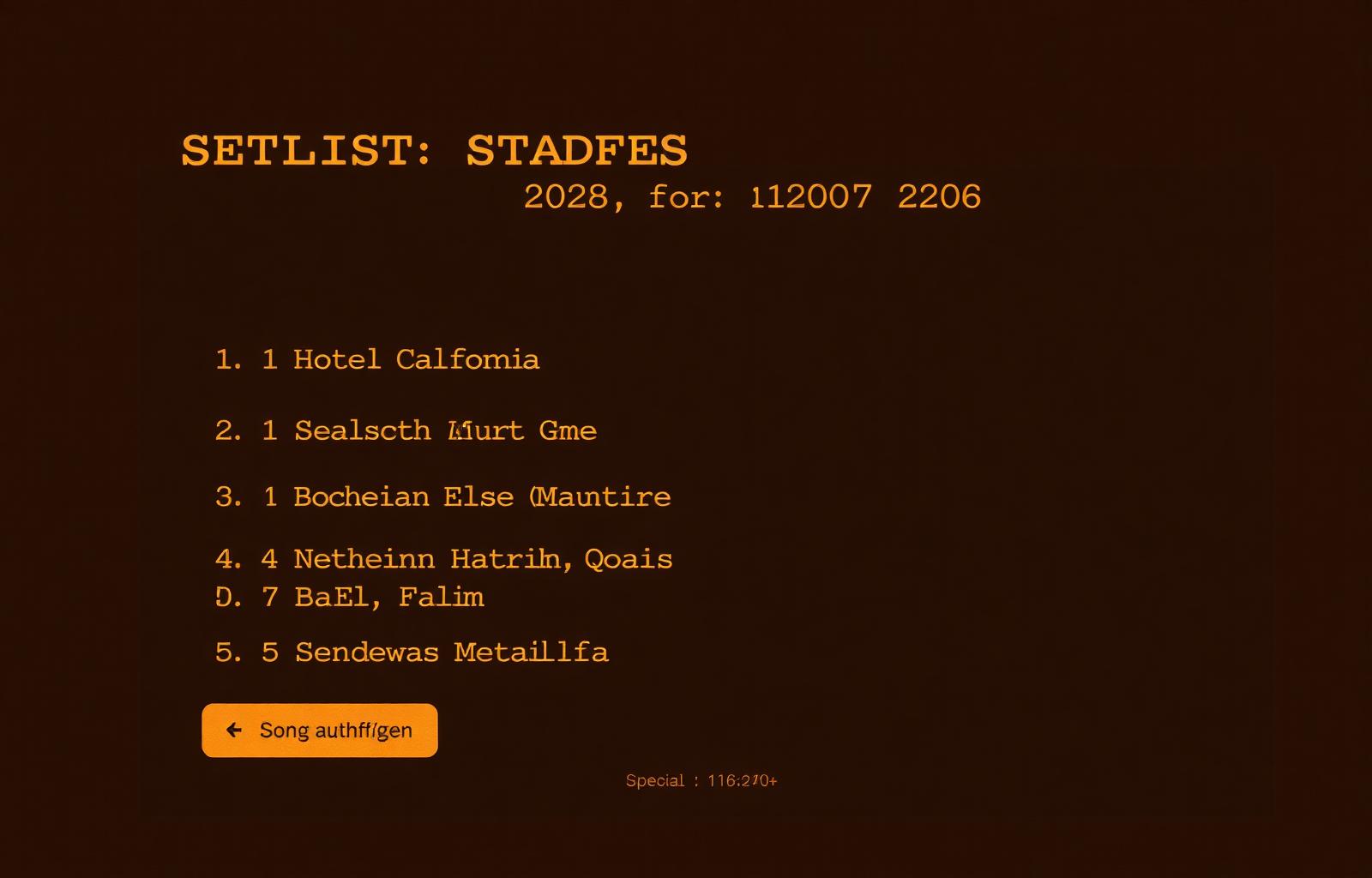 Mockup: Setlist bauen in BandBoard